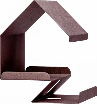 Image de Alberts 355166 Maisonnette pour oiseaux Kreativ, nichoir en acier en brun rouille, nid pour oiseaux à suspendre ou à poser, dimensions 150 x 150 x 180 mm