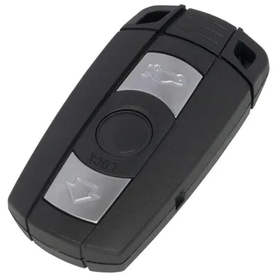 Produktbild von Techstar®-Autoschlüsselgehäuse, kompatibel mit BMW 1er, 3er, 5er, 6er, 7er, E-Serie, X-Serie, Z-Serie, 2 Track, 3 Tasten