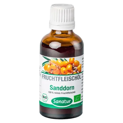 Produktbild von Sanddorn - reines Fruchtfleischöl 50ml
