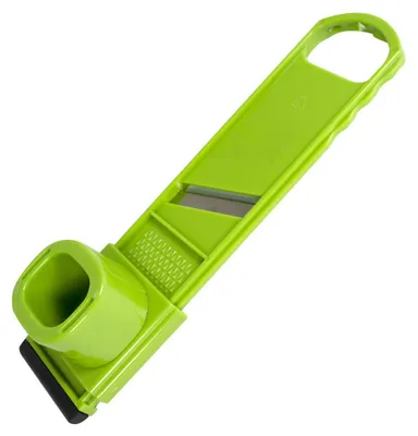 Image de Fackelmann 45583 Coupe-légumes 2 en 1 avec couteau et râpe en acier inoxydable et plastique