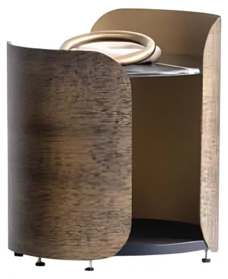 Immagine prodotto di Tavolino rotondo marrone Tavolini da salotto Struttura in legno