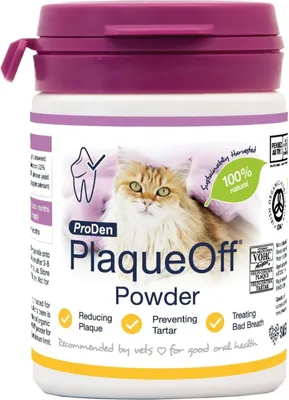Produktbild von ProDen PlaqueOff Puder Katze 40 g