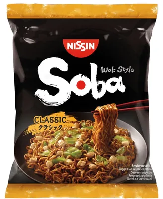 Obrázek produktu pro Nissin Soba Classic, Instantní nudlová polévka, 109 g, Soba, 5 min, 193 kcal, 810 kJ