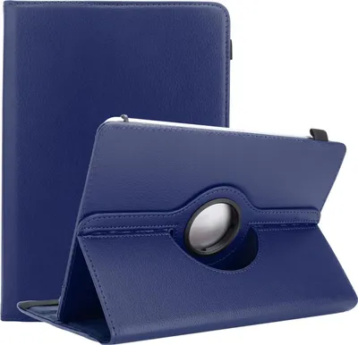 Produktbild von Cadorabo Hülle für Alcatel 3T (10 Zoll) Schutzhülle in Blau 360 Grad Tablet Hülle Etui Cover Case