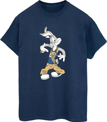Produktbild von Looney Tunes - "Rapper" T-Shirt für Herren BI1287 (XL) (Marineblau)