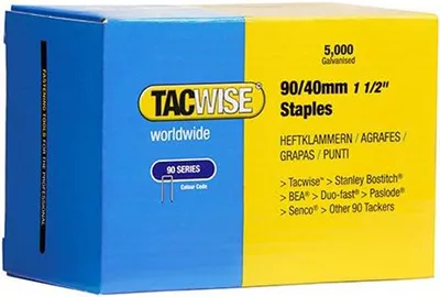Produktbild von TACWISE Schmalrückenklammern 90/40 mm verzinkt 5.000 Stück