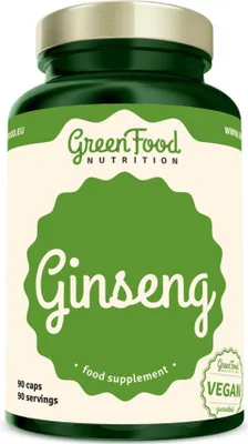 Produktbild von GreenFood Nutrition Ginseng 90 Kapseln