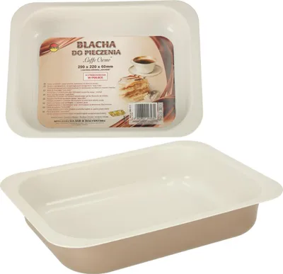 Obrázok produktu pre Plech na pečenie razený 29 cm x 22 cm x 60 cm hnedá