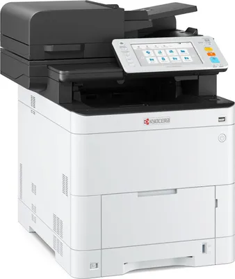 A studio shot of a Kyocera ECOSYS MA4000cifx printer.
