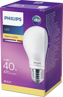 Immagine prodotto di PHILIPS LED-Lampe Classic LEDbulb E27 4,5 W matt