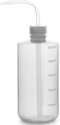 Image de Lot d'une bouteille en plastique de 500 ml avec bouchon étroit, bouteilles étroites