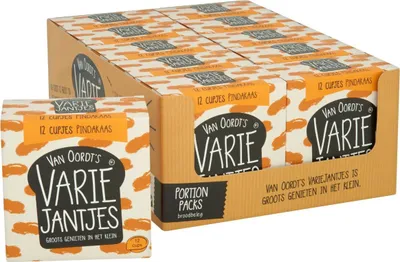 Produktbild von Van Oordt VarieJantjes Erdnussbutter Tasse 10 Kartons x 12 Stück x 15 Gramm