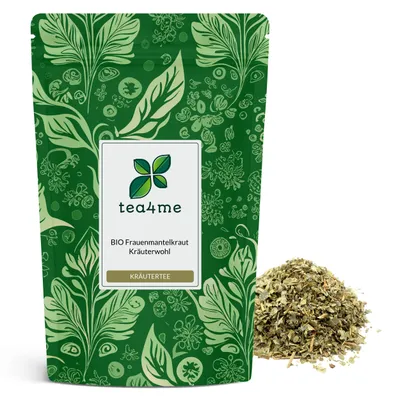 Produktbild von tea4me BIO Frauenmantelkraut Kräutertee
