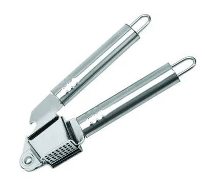 Produktbild von Knoblauchpresse aus Edelstahl Ingwer Gemüsepresse Ingwerpresse Zwiebelpresse