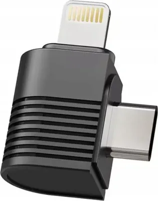 Zdjęcie produktu dla Adapter do Mikrofonu Ulanzi A100 na Lightning do iPhone 14 13 12 11 X 8 / SKU: A013