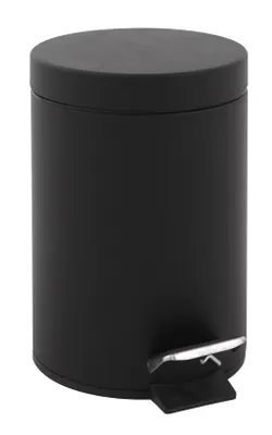 Produktbild von Tritt-Mülleimer 5 Liter - Schwarz