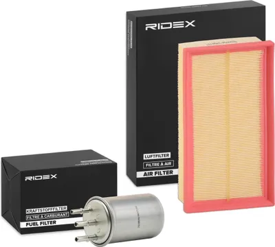 Produktbild von RIDEX Filterset Inspektionspaket Filtersatz für FORD FOCUS (DAW, DBW) FOCUS Kombi (DNW) TRANSIT CONNECT (P65, P70, P80) Tourneo Connect Mk1