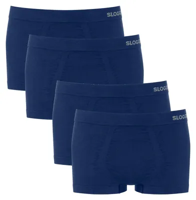 Produktbild von sloggi Herren Retro Pants 4-Pack GO Smooth Hipster - DEEP WATER - Größe XL