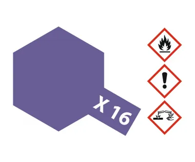 Produktbild von Tamiya Farbe X-16 Violett glänzend 10ml
