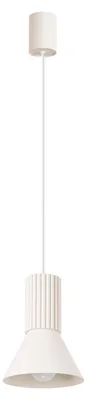Image de Lampe suspendue ESTRIA 1 beige 1xE14 10W acier/aluminium 120x14x14cm Sollux Lighting