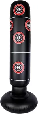Immagine prodotto di Attrezzature da pavimento - Sacco da boxe da terra per adulti - Resistente, per allenamenti intensi a casa o in palestra