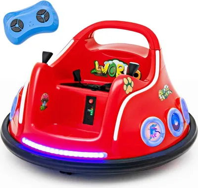 Immagine prodotto di Autoscontro per bambini da 12 V, rotazione a 360°, musica e telecomando