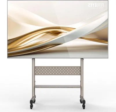Produktbild von Famanu TV-Ständer mit Rollen - Höhenverstellbar für 40-85 Zoll Fernseher bis 60 kg