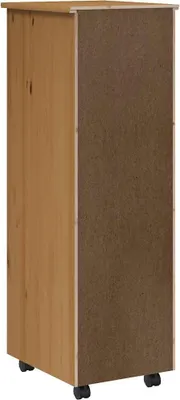 Obrázek produktu pro vidaXL Skříňka na kolečkách se zásuvkami MOSS Honey Brown z masivního borovicového dřeva