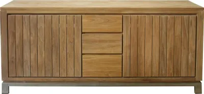 Produktbild von Teako Design Waschtisch Arboga Teakholz massiv 180x50x80 cm