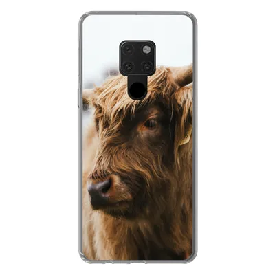Produktbild von MuchoWow® Handyhülle Schutzhülle Hülle für Huawei P40 Lite Schottischer Highlander - Tiere - Hörner Silikon Softcase Handy Hülle - Handy