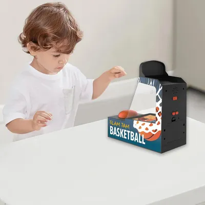 Zdjęcie produktu dla Zręcznościowa gra stołowa w koszykówkę - Mini zręcznościowa gra w koszykówkę do biura - Najlepszy pomysł na prezent dla chłopców - dorosłych i dzieci