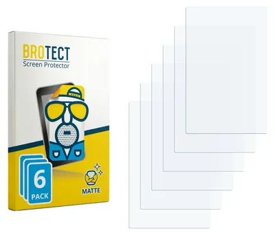 Produktbild von 6x BROTECT Schutzfolie für Paselec M6C Displayschutz Displayschutzfolie Folie Matt Entspiegelungsfolie