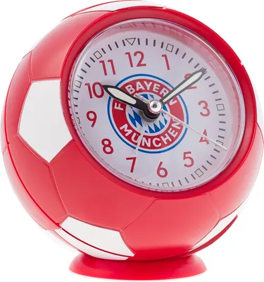 Obrázek produktu pro FC Bayern 35219 Fotbalový budík, červený