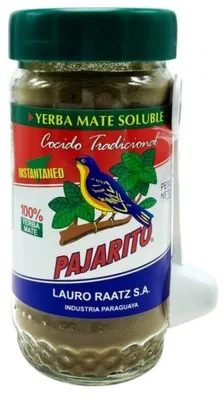 Productafbeelding van Yerba Mate Pajarito, oplosbaar, 75g. Een alternatief voor koffie