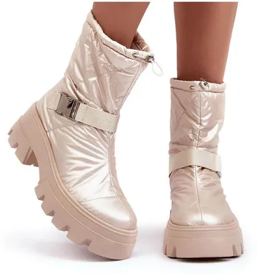 Produktbild von Damen-Stiefel Mit Massiver Sohle Und Flachem Absatz Beige Werikse 39