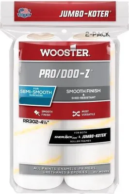 Produktbild von WOOSTER Profi Farbroller RR303 4,5 Zoll, 1/2" Flor für Acryl- und Emulsionsfarben