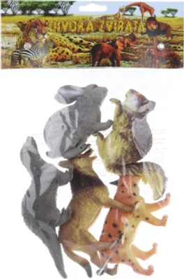 Image de Animaux de la forêt 10 cm en sachet 5 pcs