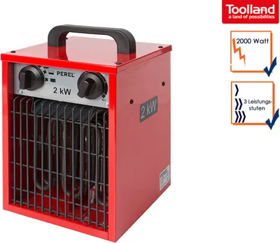 Produktbild von Velleman BAUHEIZER - 2000 W - IP X4