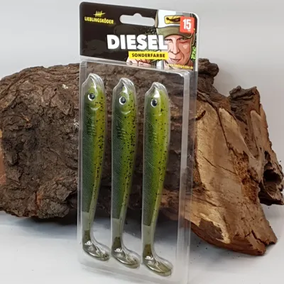 Produktbild von Lieblingsköder Sonderfarben 15cm Bandit Bobby Diesel Magic Black Shadow: Diesel Farbe: Diesel