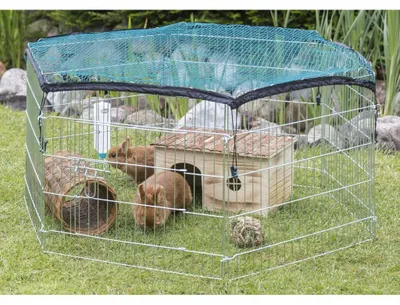 Produktbild von TRIXIE Freilaufgehege mit Schutznetz - diverse - ø 126 × 58 cm