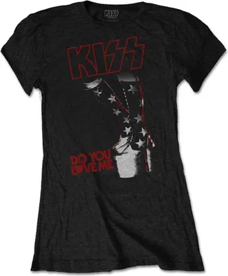 Produktbild von Kiss Do You Love Me Black M Damen T-Shirt