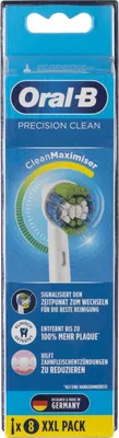 Produktbild von Oral-B Precision Clean Aufsteckbürsten 8er, Farbe:Weiß