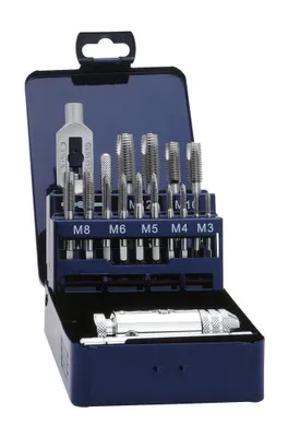Produktbild von Eventus by Exact 20331 Tapping head set 16-piece metric Right hand cutting DIN 352 HSS 1 Set