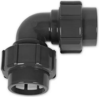 Produktbild von FlexFit Winkel 90° | Ø 50 mm Klemm x Klemm