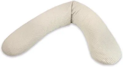 Productafbeelding van Famanu vervanghoes voor zwangerschapskussens en borstvoedingskussens - 190 cm - zandbeige