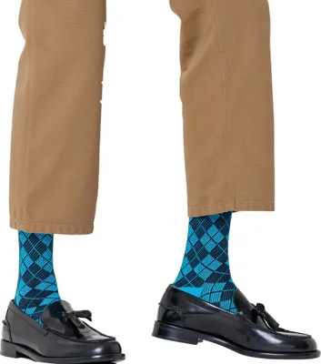 Image de Happy Socks Mini Argyle Jaquard Couleur Bleu