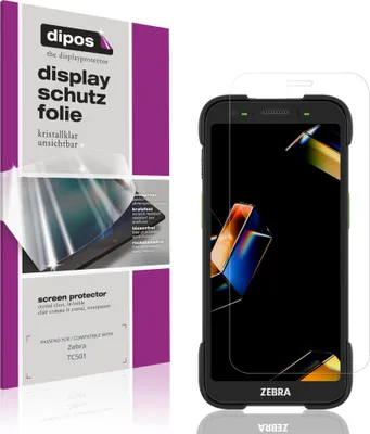 Produktbild von 4x Schutzfolie für Zebra TC501 klar Displayschutzfolie Folie Display Schutz dipos