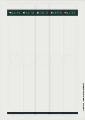 Produktbild von Leitz 60990085 selbstklebendes Etikett Rechteck Grau