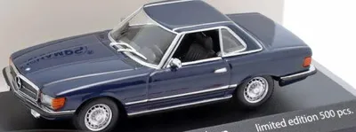 Produktbild von Minichamps 1:43 Mercedes-Benz 350 SL (R107) Hardtop 1974 - blue