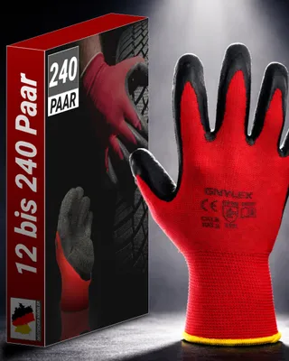 Produktbild von 240 Paar Arbeitshandschuhe Montagehandschuhe Größe 10
